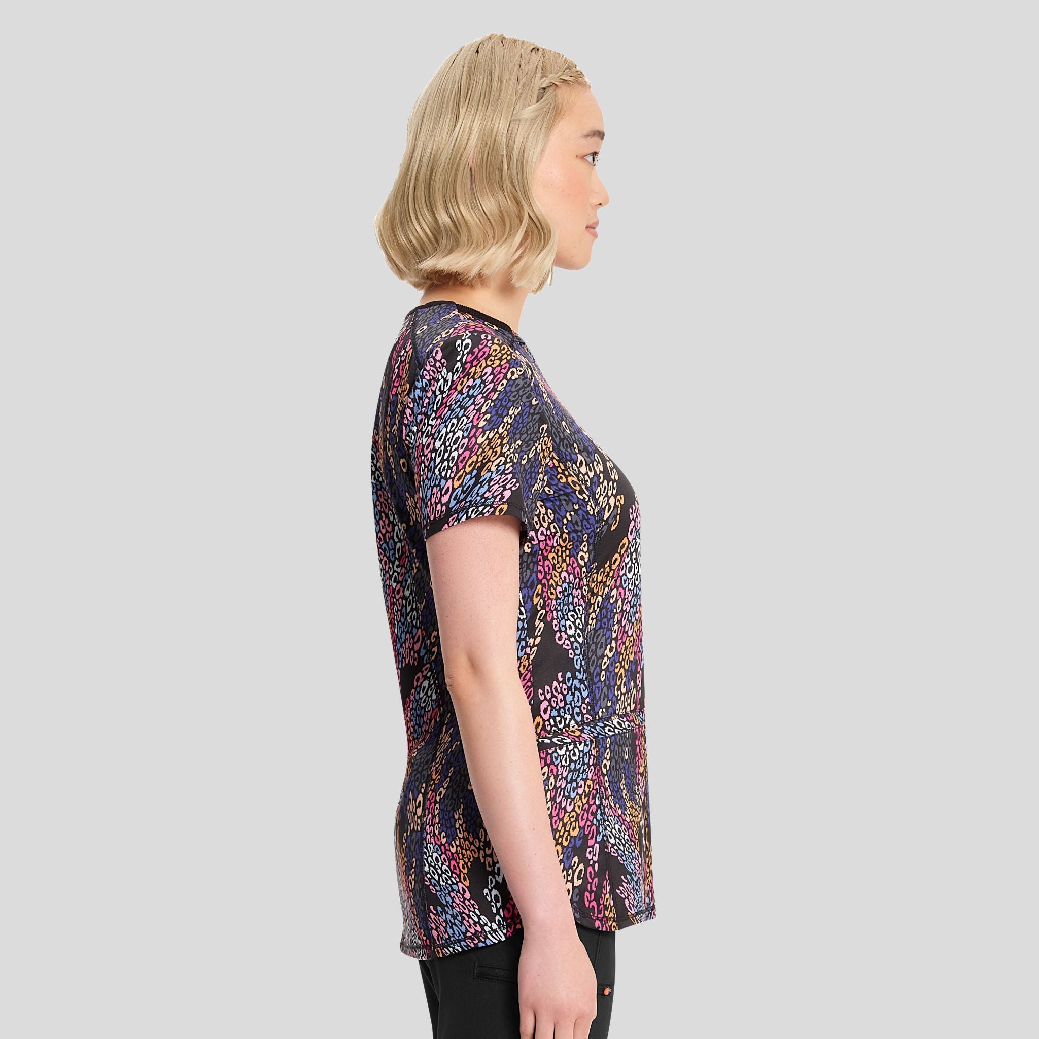 Wild Motion Print Top