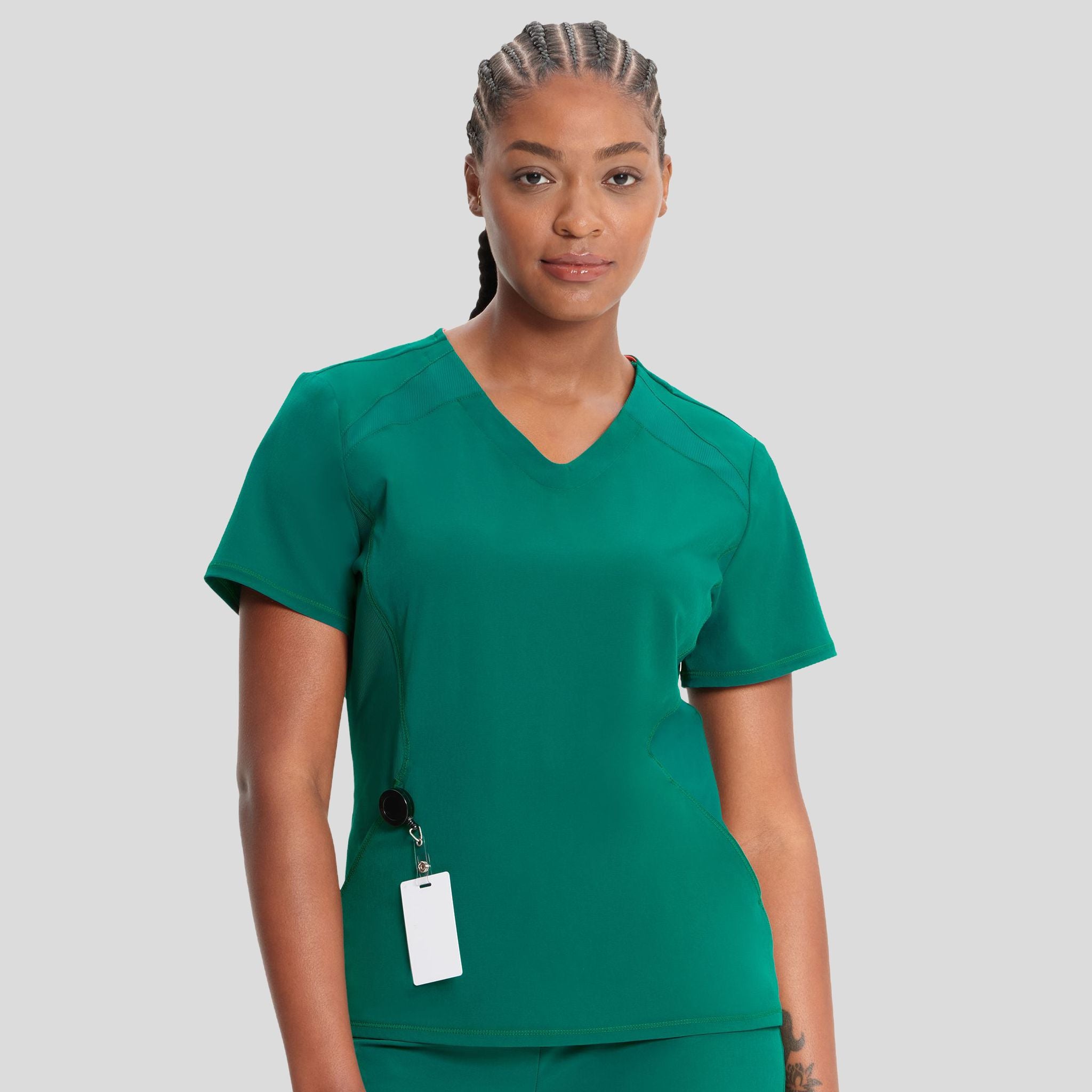 V-Neck Top | Hunter