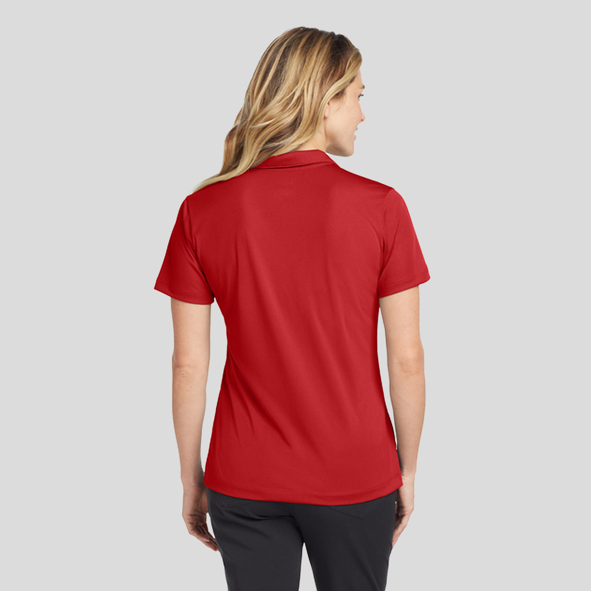 Women's Dri-FIT Vertical Mesh Polo | University Red